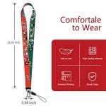 3 Pack Neck Lanyard with ID Badge Holder for Keys Key Chain Card Funny Cool Anime Lanyards for Women Men Guys Girl Boys Kids Present GS414
