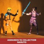 BANDAI Anime Heroes Naruto Action Figure in Sage Mode - 17cm Tall with Extra Hands and Accessories | Naruto Shippuden Action Figure for Boys and Girls