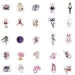 50PCS Anime Puella Magi Madoka Magica Stickers,Popular Classic Anime Stickers for Laptop Water Bottles Phone Case Notebook Decal (Puella Magi Madoka Magica)