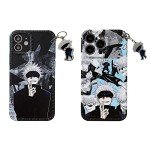 Satoru Gojo Anime Phone Case with Keychain