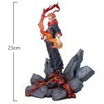 MABAIUDE Itadori Yuji Figure Statue JJK Figure, 1/7 Scale Anime Ryomen Sukuna Figure Fighting Scene Sculpture Handmade Collectible Desktop Decoration Gifts for Fans