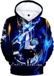 DXSFERE Solo Leveling Anime Cosplay Hoodie Boy Girl 3D Prints Fashion Pullover Sweatshirt Long Sleeve (SL1,Medium)
