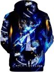 DXSFERE Solo Leveling Anime Cosplay Hoodie Boy Girl 3D Prints Fashion Pullover Sweatshirt Long Sleeve (SL1,Medium)