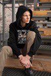 Pininerr Anime Hoody for Men Teen Boys-Classic Long Sleeve Casual Sweatshirt Black