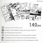 Anime Room Decor, 144pcs Manga Prints, Anime Posters | Wall Collage Kit Manga Panel Aesthetic Posters For Room | Dorm Decor | Teen Girl Bedroom Decor