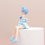 QAHEART Anime Figure Rem/Ram Ramu Figure PVC Action Girl Figurine Model Statue Ornaments Decoration