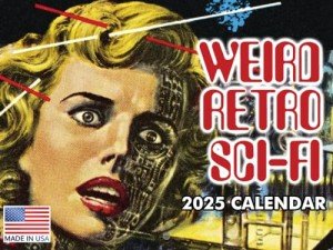 Retro Sci-Fi 2025 Wall Calendar - American Made