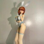 Black Bunny Aoi & White Bunny Summer Bud Figure Original Character 1/6 Scale PVC Anime Pre-painted Complete Figureine (White Bunny Summer Bud)