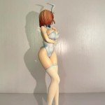 Black Bunny Aoi & White Bunny Summer Bud Figure Original Character 1/6 Scale PVC Anime Pre-painted Complete Figureine (White Bunny Summer Bud)