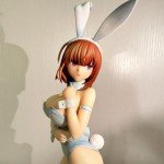 Black Bunny Aoi & White Bunny Summer Bud Figure Original Character 1/6 Scale PVC Anime Pre-painted Complete Figureine (White Bunny Summer Bud)