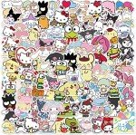 100 Cute Kawaii Anime Stickers Pack