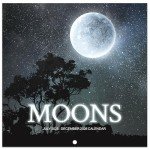 2025 Anime Calendar with Moon Phases & Large Blocks