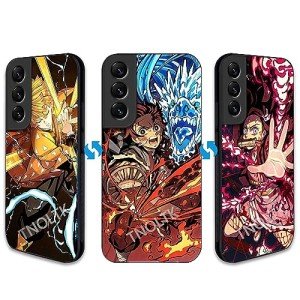 3D Anime Motion Case for Samsung Galaxy S23 Plus Case 6.6" Shockproof Soft Anti-Scratch Cool Manga Changable Case Compatible with Samsung Galaxy S23+