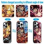 TNOLTK 3D iPh 13 Case Anime Motion Anime Phone Case Shockproof Soft TPU Anti-Scratch Non-Slip Japanese Manga Case for iPh 13 6.1 Inch