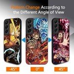 3D Anime Motion Case for Samsung Galaxy S23 Plus Case 6.6" Shockproof Soft Anti-Scratch Cool Manga Changable Case Compatible with Samsung Galaxy S23＋