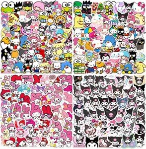 200-Piece Anime Sticker Pack for Fun Decor