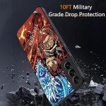 3D Anime Motion Case for Samsung Galaxy S23 Plus Case 6.6" Shockproof Soft Anti-Scratch Cool Manga Changable Case Compatible with Samsung Galaxy S23＋