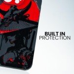 SIMPLYMDRN Slim for iPhone 16 Pro Max Case - Warrior Design - Cool Case for Men - Fighter Assassin Case - Slim and Flexible (Kunoichi Black)