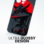 SIMPLYMDRN Slim for iPhone 16 Pro Max Case - Warrior Design - Cool Case for Men - Fighter Assassin Case - Slim and Flexible (Kunoichi Black)