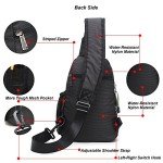 NICGID Sling Bag Chest Shoulder Backpack Crossbody Bags for Tablet Laptop Outdoor Hiking Men Women