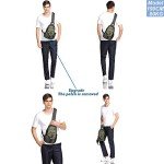 NICGID Sling Bag Chest Shoulder Backpack Crossbody Bags for Tablet Laptop Outdoor Hiking Men Women