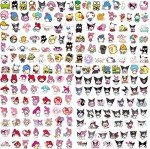 200-Piece Anime Sticker Pack for Fun Decor