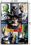 Trends International Dragon Ball Z - Grid Wall Poster, 34L x 22.4W, Unframed Version