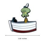 Squidward at Work - 1.75" Collectible Pin