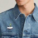 Squidward at Work - 1.75" Collectible Pin