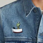 Squidward at Work - 1.75" Collectible Pin