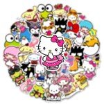 200-Piece Anime Sticker Pack for Fun Decor
