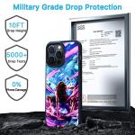 TNOLTK 3D iPh 14 Pro Max Case Anime Motion Anime Phone Case Shockproof Soft TPU Anti-Scratch Non-Slip Japanese Manga Case for iPh 14 Pro Max 6.7 Inch