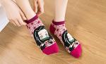 Groydbna Adult Socks 5 Pairs Anime Cosplay Casual Cotton Anklet Socks (Adult, Style A)