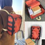 Cosplay Backpack Gifts Box Wooden Printing Mini Bag Anime Merch Cosplay Props for Boys Girls Kids Teens,11.8×8.6 inches