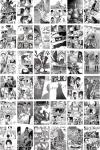 Fardes Anime Room Decor, 144pcs Aesthetic Wall Collage Kit, Manga Posters for Room, Black and White Kawaii Posters for Anime Wall Decors, Bedroom Decor, Trendy Stuff, Cute Room Decor for Gift