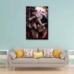Fuwo Albedo Overlord Anime Poster Sexy Hot Anime Game Girl Big Boobs Poster 90s Canvas Wall Art Room Aesthetic Decor Posters 12x18inch(30x45cm)