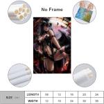 Fuwo Albedo Overlord Anime Poster Sexy Hot Anime Game Girl Big Boobs Poster 90s Canvas Wall Art Room Aesthetic Decor Posters 12x18inch(30x45cm)