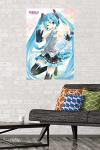 Trends International Hatsune Miku - Waving Wall Poster, 22.375" x 34", Unframed Version