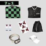 Kamado Tanjir Kids Anime Kimono Costume