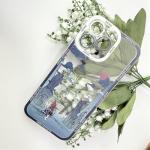 Compatible with iPhone 16 Pro Max Clear Case, Japanese Cool Cartoon Anime Aesthetic Scenery Soft Shockproof Protective Transparent Back Case Cover Shell (Landscape-4, for iPhone 16 Pro Max)
