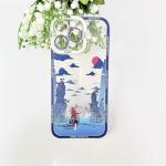 Compatible with iPhone 16 Pro Max Clear Case, Japanese Cool Cartoon Anime Aesthetic Scenery Soft Shockproof Protective Transparent Back Case Cover Shell (Landscape-4, for iPhone 16 Pro Max)