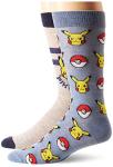 Pokemon Men's 2 Pack Crew Socks