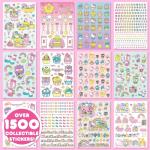Sanrio Hello Kitty and Friends 1500+ Super Cute Kawaii Stickers, Hello Kitty Chococat My Melody Keroppi Badtz-Maru Pompompurin, Cute Gifts for Kids Teens Girls Adults