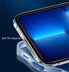 Mamarmot Compatible with iPhone 15 Cute Clear Case, Japanese Cool Cartoon Anime Aesthetic Scenery Design Soft Shockproof Angel Eyes Protective Transparent Case Cover Shell (Saku, for iPhone 15)