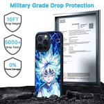 TNOLTK 3D iPh 14 Case Anime Motion Anime Phone Case Shockproof Soft TPU Anti-Scratch Non-Slip Japanese Manga Case for iPh 14 6.1 Inch