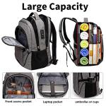 SHRRADOO Anti Theft Laptop Backpack Travel Backpacks with usb Charging Port for Women Men High School College Backpack Computer Bag Fits 17 Inch Laptop,Black