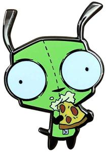 Pizza slurping Gir - Invader Zim Collectible Enamel Pin