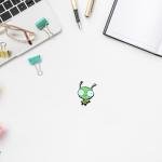 Pizza slurping Gir - Invader Zim Collectible Enamel Pin