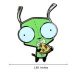 Pizza slurping Gir - Invader Zim Collectible Enamel Pin