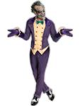 Rubies Men's DC Comics Batman Arkham City Joker Costume, Purple, Standard for Themed Parties and Halloween